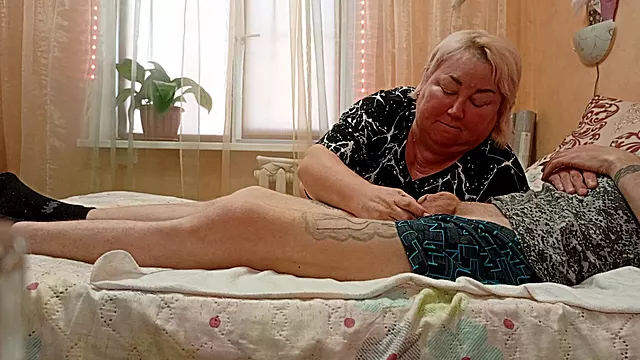Stepmom Sucks Every Last Drop of Cum Out of Cock