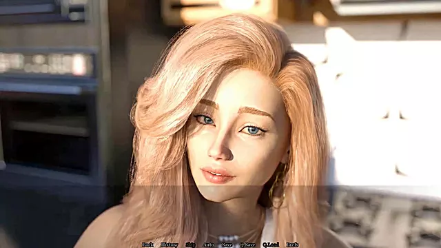 Cartoon sex tale featuring a sexy blonde girl