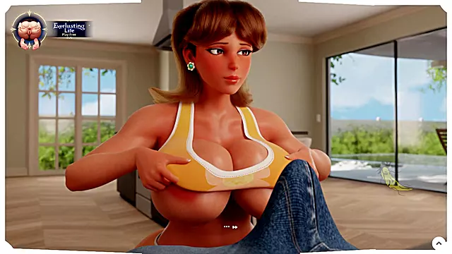 (P2) Mansion Days | Debbie's massive bouncy tits... Titjob you won't forget