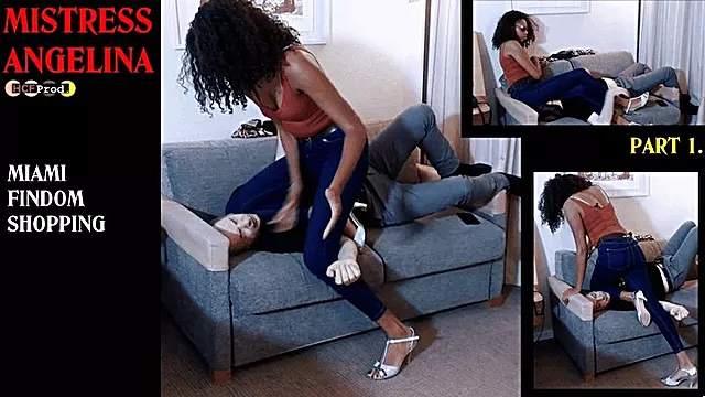 EBONY FINDOM ANGELINA HUMILIATES HER PAYPIG (480p)