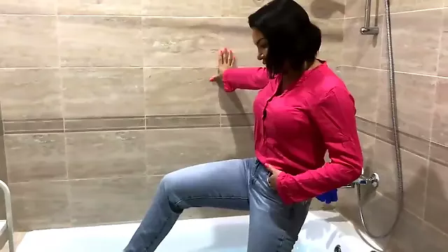 Frau Solo, Bekleidet Solo, Jeans Fetisch, Solo Fetisch, Voll Bekleidet