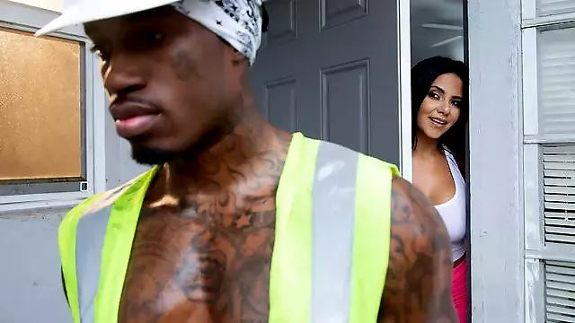 Rose Monroe Bangs Construction Worker