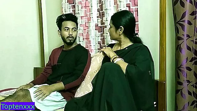 Hot Indian Stepmom Fucks Teen Boy - Desi Taboo Sex with Krishna