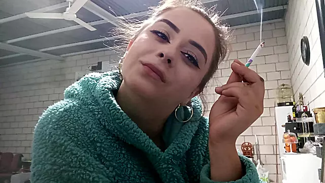I Smoke in a Plush Hoodie