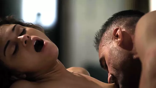 Charles Dera and Destiny Cruz in passionate hardcore sex scene