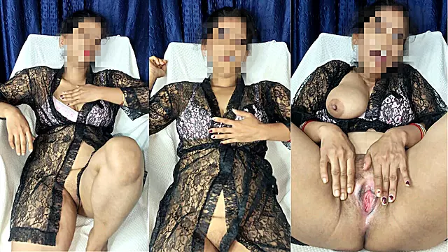 Desi Babhi Black Dress