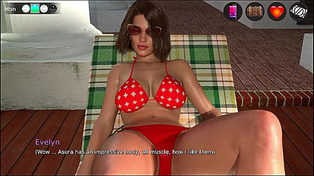 Teen Nathalie Gets Attracts Towards Mascular Guy Asura
