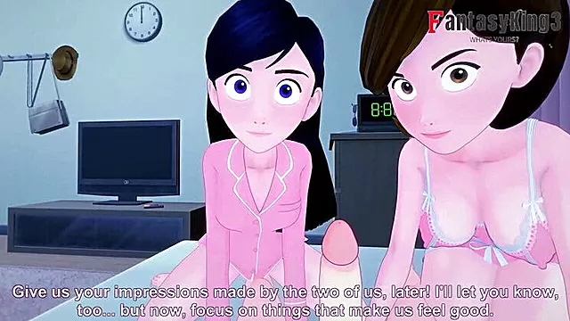 Desene Animate Lesbiene, 18 Ani Tate Mari, Tate, Taierea Parului, Lesbiene Cu Par, Sani Mici Lesbiene