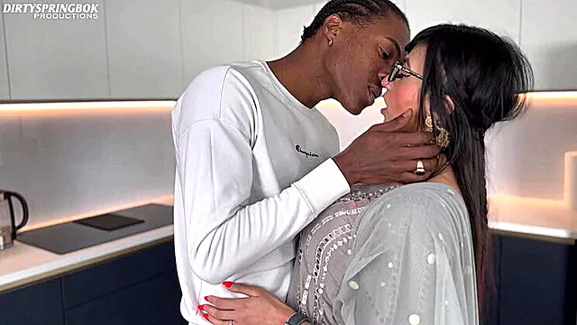 Bhabi Aaliyah Yasin Gives Wet Blowjob to BBC - Busty Desi Moans for Cum