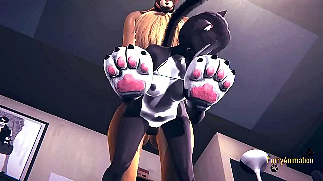 Fox Fucks Cat for Creamy Finish in Uncensored 3D Hentai Manga Action