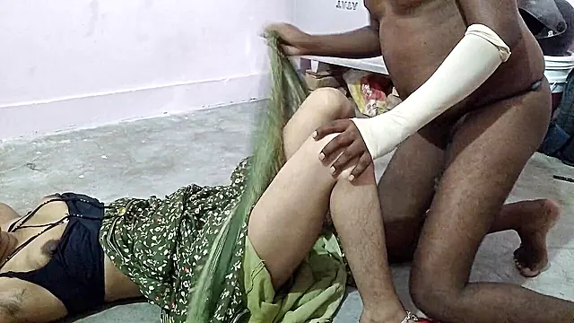 Wifey, in saree
