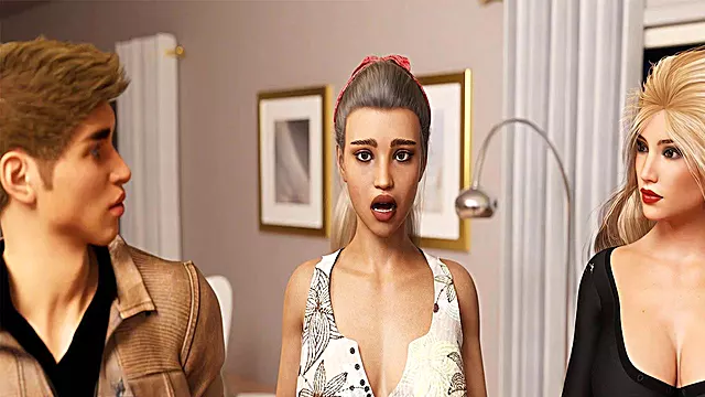Asyalı Üvey, Asyalı Üvey Anne, Asyalı Üvey Evlat Porno, Bikinili, Çizgi Film, Sert Sikiş, Üçlü Mom