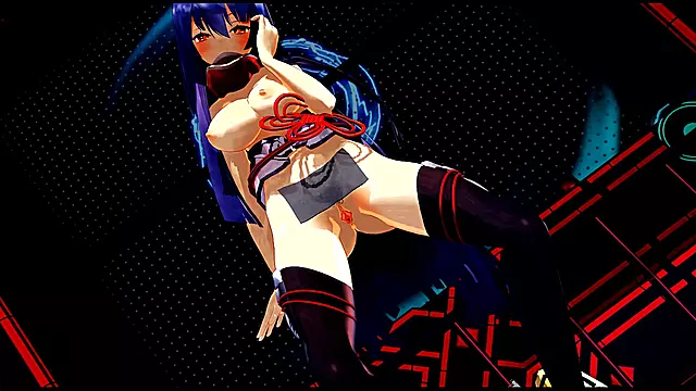 Sexy MMD Anime Girl Dances Seductively For Your Pleasure