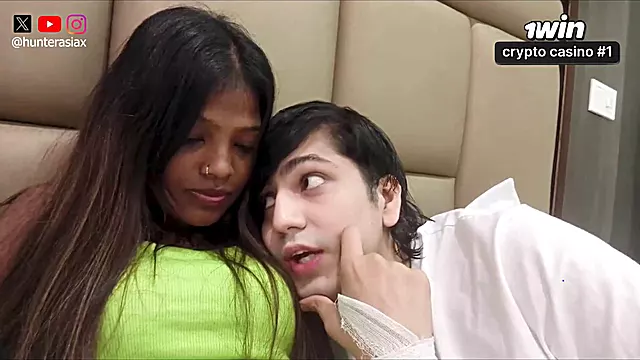 Small tits, stepsis fucked, threesome, 2 chicks one guy, messy talk - let's make it hot!