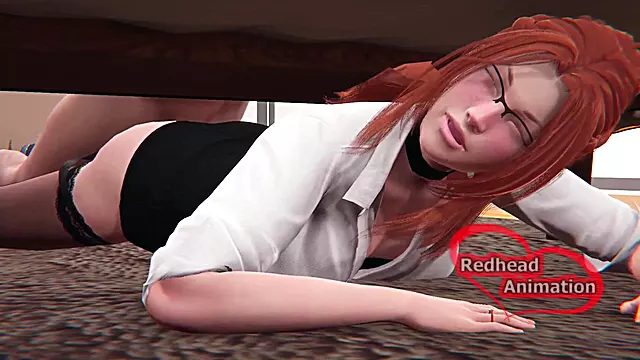 Step Mom Stuck and Fucked Under the Bed