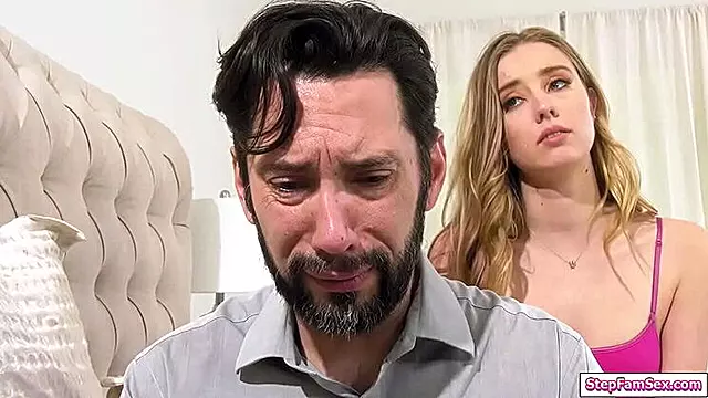 Stepdad fucks teen stepdaughter Haley Reed hard anal until she squirts