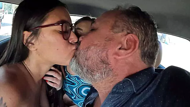 Street Stunner Bruna Paz: First Time Public Car Blowjob with Ma Santos & Binho Ted