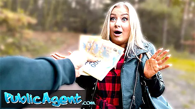 Cayla Lyons's big tits clip by Public Agent