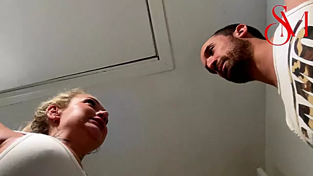 SophiaMayy FAKES being a Personal Trainer to seduce stranger into fucking her in home gym!