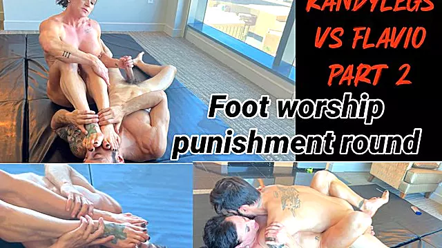 Kandy Vs Flavio Part 2:Foot Worship Punishment Round