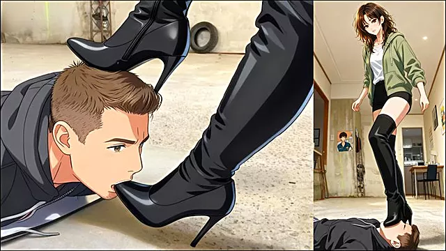 Szpilki Dominacja, Buty I Stopy, Stopy Dominacja, Dominy Stopy, Foot Gagging Kneblowanie, Buty Na Obcasach