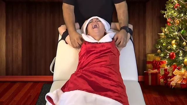 Bdsm Knep, Tjekkisk Bdsm, Bundet Brunette, Tjekkisk Tickle, Julemand