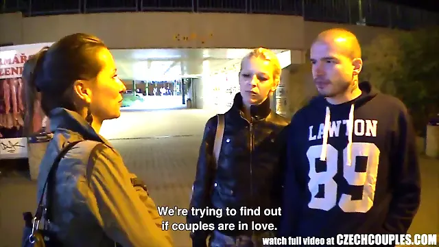 Beautiful Czech Pair Gets Money for GF Exchange