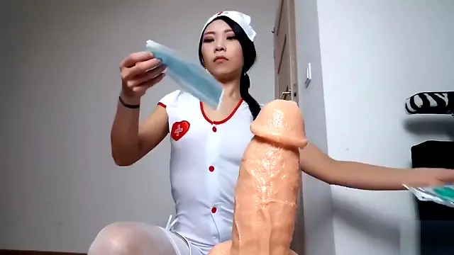 Wanita Main Sorang Diri, Asia Solo, Nurse Asia, Dildo Alat Mainan Seks, Mainan Asia Dildo