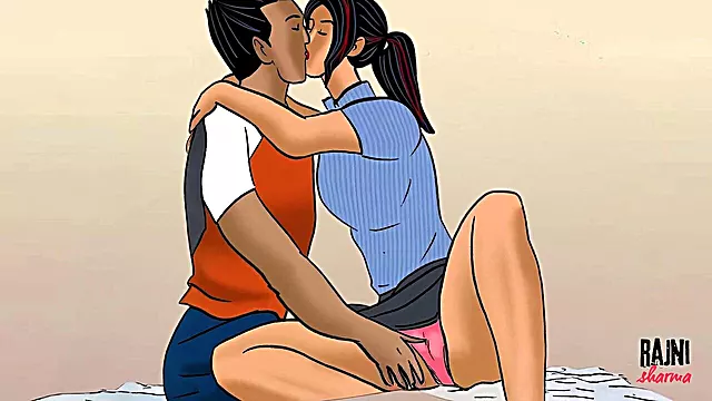 Bhabhi gives oral pleasure to her devar