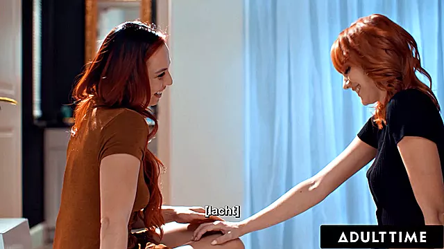 ADULT TIME - Aidra Fox Seduces Bestie Kenna James For ROMANTIC LESBIAN FUN! GERMAN SUBTITLES