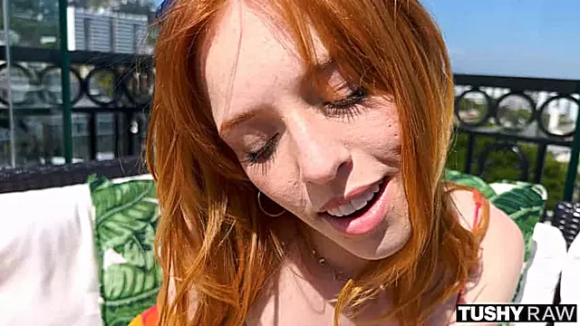Madi Collins - Tiny redhead gets her tight ass pounded