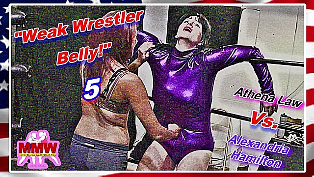 Weak Wrestler Belly! 5 WMV