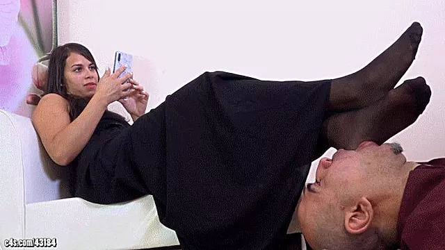 Fuß Domina, Fuss Gesicht, Gesicht In Strumpfhose, Fetisch Domination, Fussfetisch, Strumpfhosen Fetisch