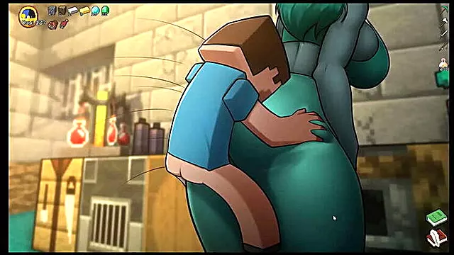 Minecraft Perverted Parody Game: Hentai Episode 39 - Giant Yoga Pants and Busty Hentai Animation
