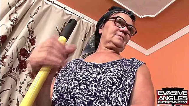 Mature Brunette Granny Gets Fingered and Licked by Big Black Cock Before Hot Interracial Facial