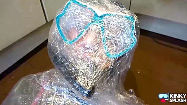 Mummified in Wetsuit and Snorkel - WMV
