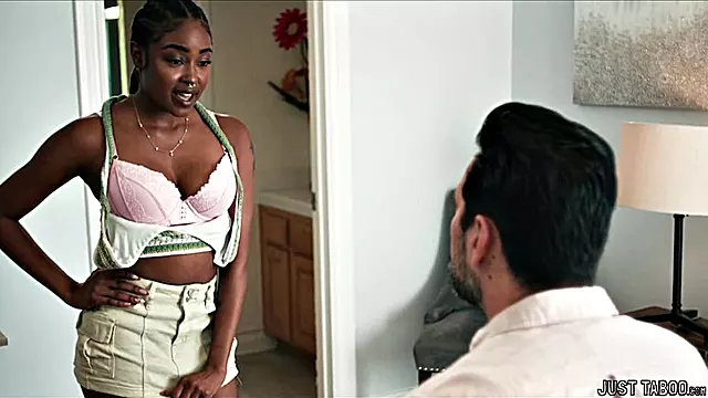 Storebryster Doggy, Store Bryster Double, Neger, Hård Sort Porno, Naturlig Fisse, Pink Bryster