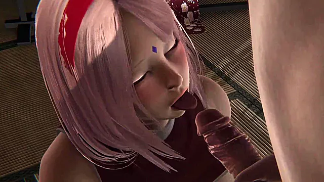 Sakura Gets Sucked Hard by Anime Studs in Explicit Hentai Action
