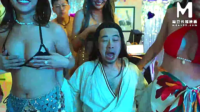 ModelMedia Asia - Party Boy Qu Yuan - Ancient Cock Fucks Modern Pussy