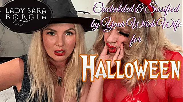Cuckolded & Sissified by Your Witch Wife for Halloween (4K)