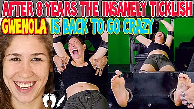 AFTER 8 YEARS THE INSANELY TICKLISH GWENOLA IS BACK TO GO CRAZY - FULL HD MP4