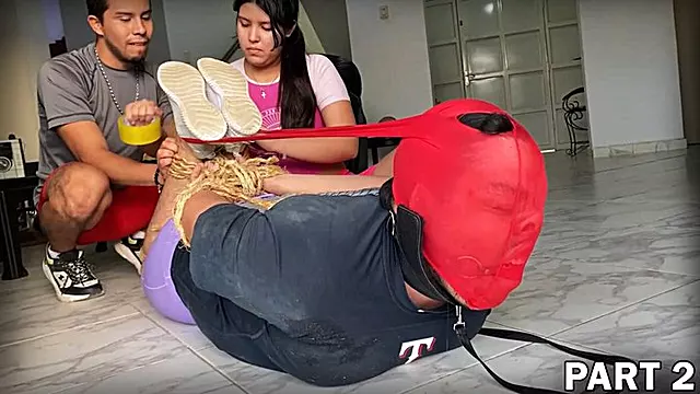 Chubby Boy Owned by His Psycho Ex-Girlfriend and Her Henchman Part 2 (HD 720p)