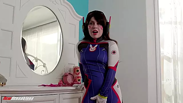 Gamer Girl D Va Spreads Her Big Juicy Ass Wide (haley)