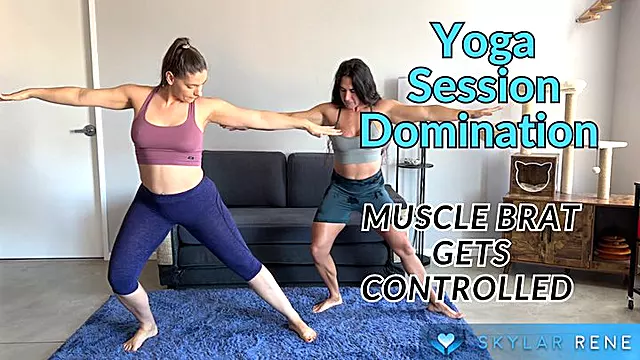 Yoga Session Turns Into Foot Domination With Mistress Muscle