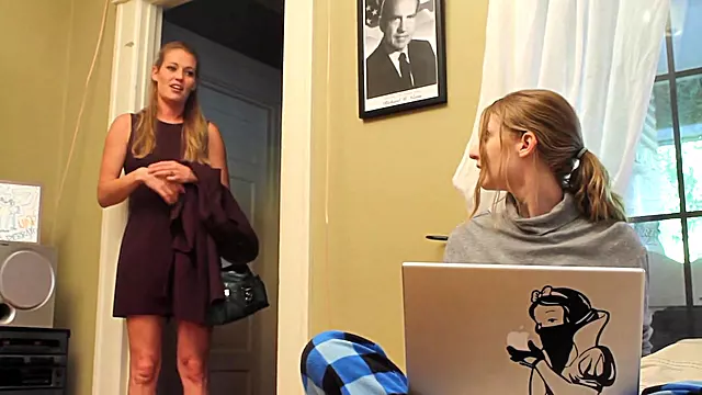 High heel teens and face sitting in the kitchen. Made your day yet?