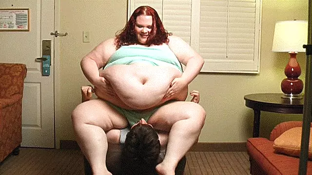 Belly Drops On His Face and Making Him Feel My Weight (2 Videos) *MP4*