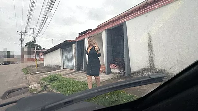Karlotta is on her way to work; the car stalls several times