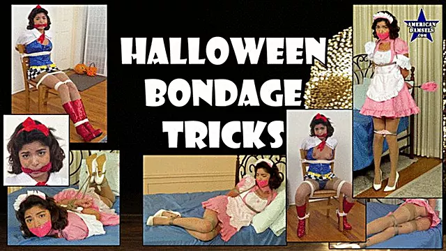 Halloween Bondage Tricks - The Complete Video - Hazel Heart