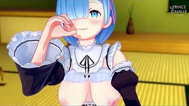 Romantic Handjob Session With Loving Rem From Re Zero