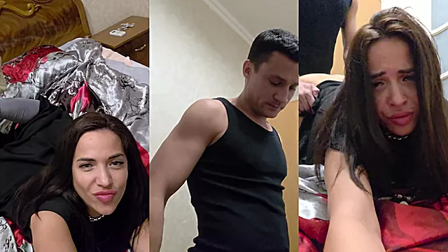 Russian married Fansly model fucks subscribers in cheap hotel